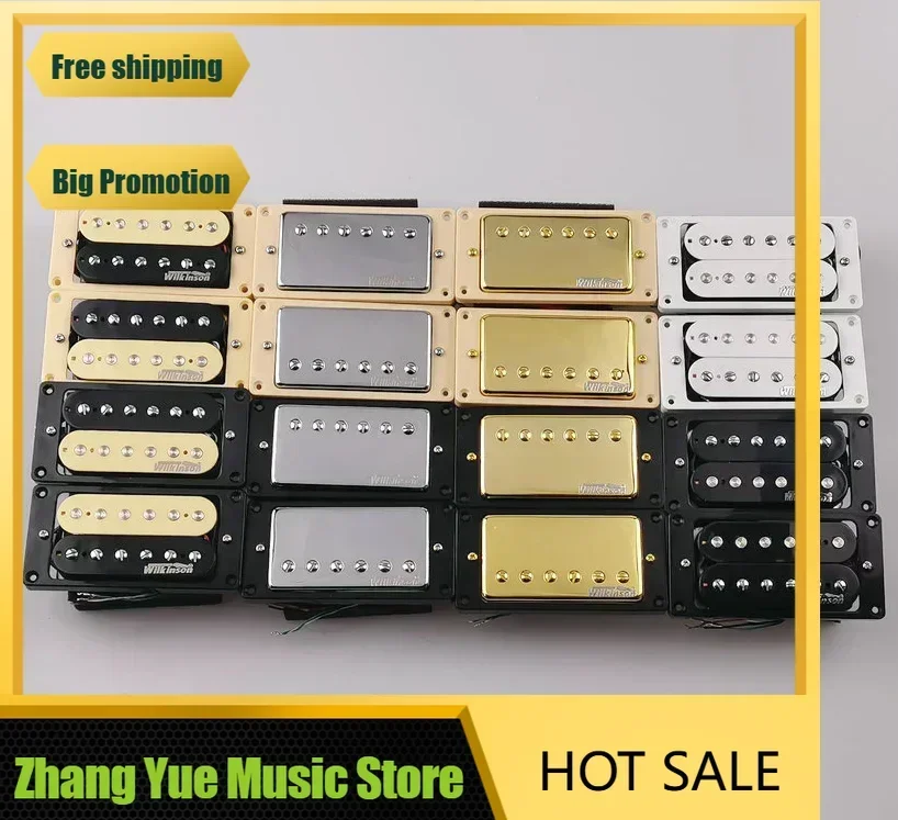 Q-X Music Store - Wilkinson Ainico5 Humbucker Electric Guitar Pickup for LP Standard Guitar + Free Orange 473 200V Capacitor
Q-X Music Store - Wilkinson Ainico5 Humbucker Electric Guitar Pickup for LP Standard Guitar + Free Orange 473 200V Capacitor