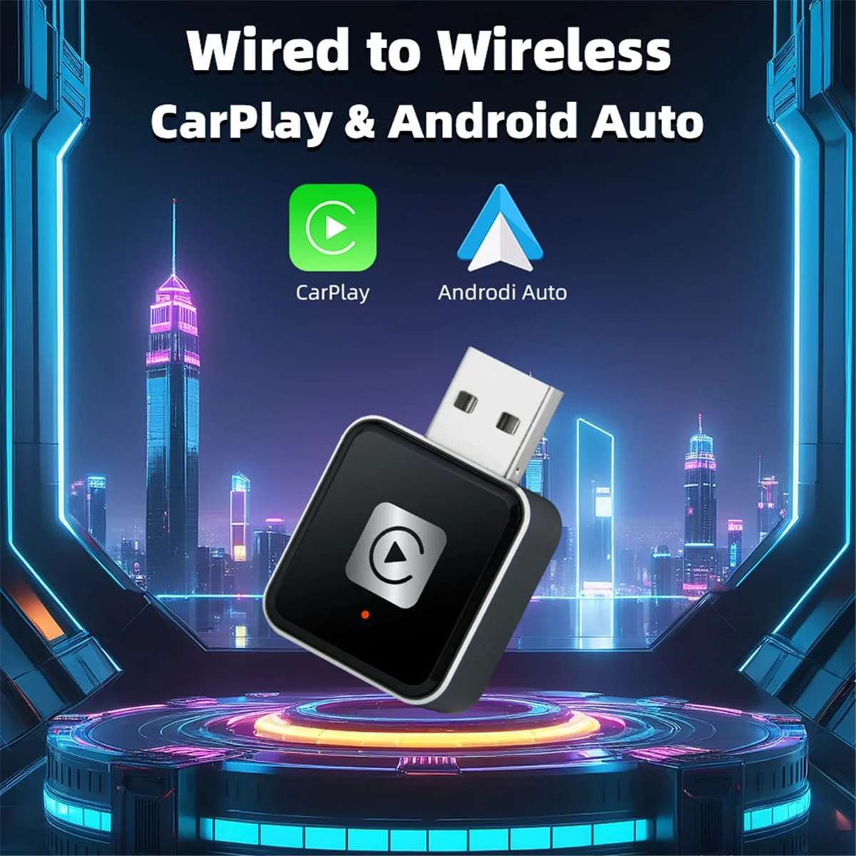 TYMQ Android Auto CarPlay адаптер проводной к беспроводному AI Box для Audi Toyota Mazda Nissan Chevrolet Suzuki Subaru Kia Ford
TYMQ Android Auto CarPlay адаптер проводной к беспроводному AI Box для Audi Toyota Mazda Nissan Chevrolet Suzuki Subaru Kia Ford