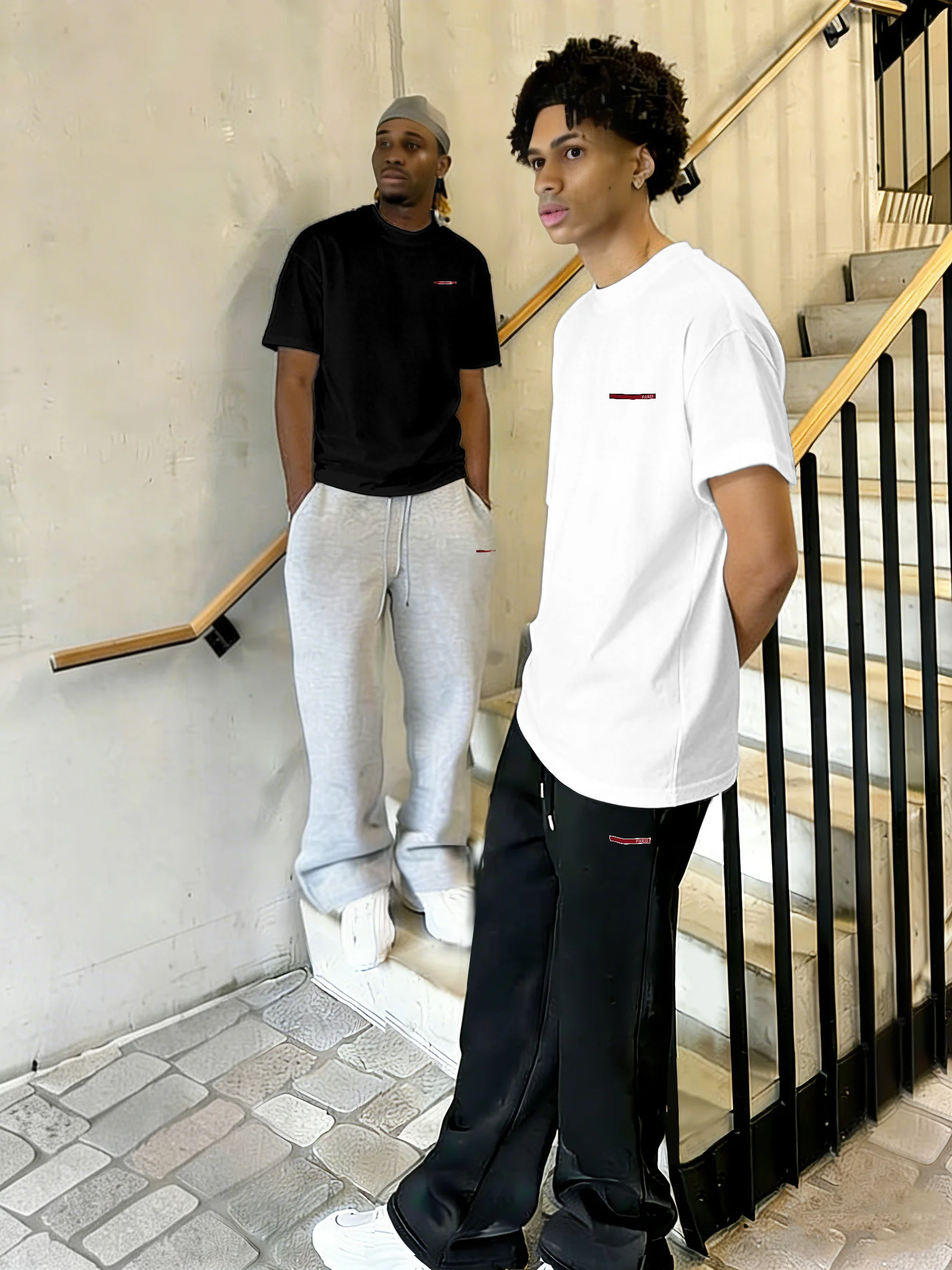 Men's Summer Casual Basic Logo Tracksuit, Hip Hop Streetwear 2 Piece Outfit for Daily
Men's Summer Casual Basic Logo Tracksuit, Hip Hop Streetwear 2 Piece Outfit for Daily
