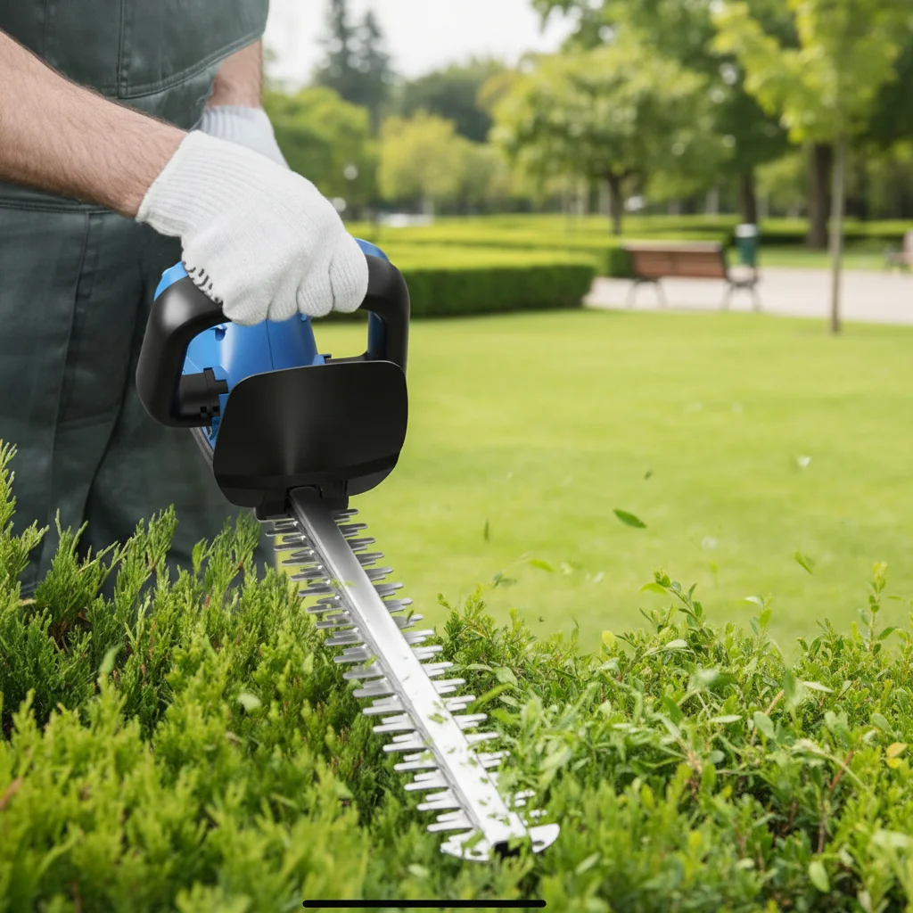 21V Cordless Hedge Trimmer 22 Inch Dual Action Blade Electric Bush Cutter with 2 Batteries for Garden Landscaping
21V Cordless Hedge Trimmer 22 Inch Dual Action Blade Electric Bush Cutter with 2 Batteries for Garden Landscaping