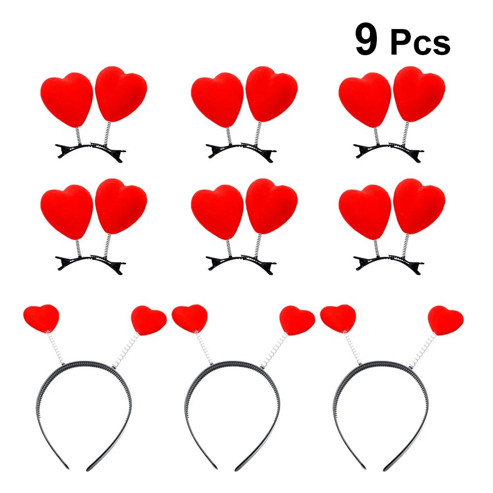 9pcs Creative Love Heart Headwear Cute Hair Hoop for Lovely Headdress Festival Party Fun Hair Accessories Headbands
9pcs Creative Love Heart Headwear Cute Hair Hoop for Lovely Headdress Festival Party Fun Hair Accessories Headbands