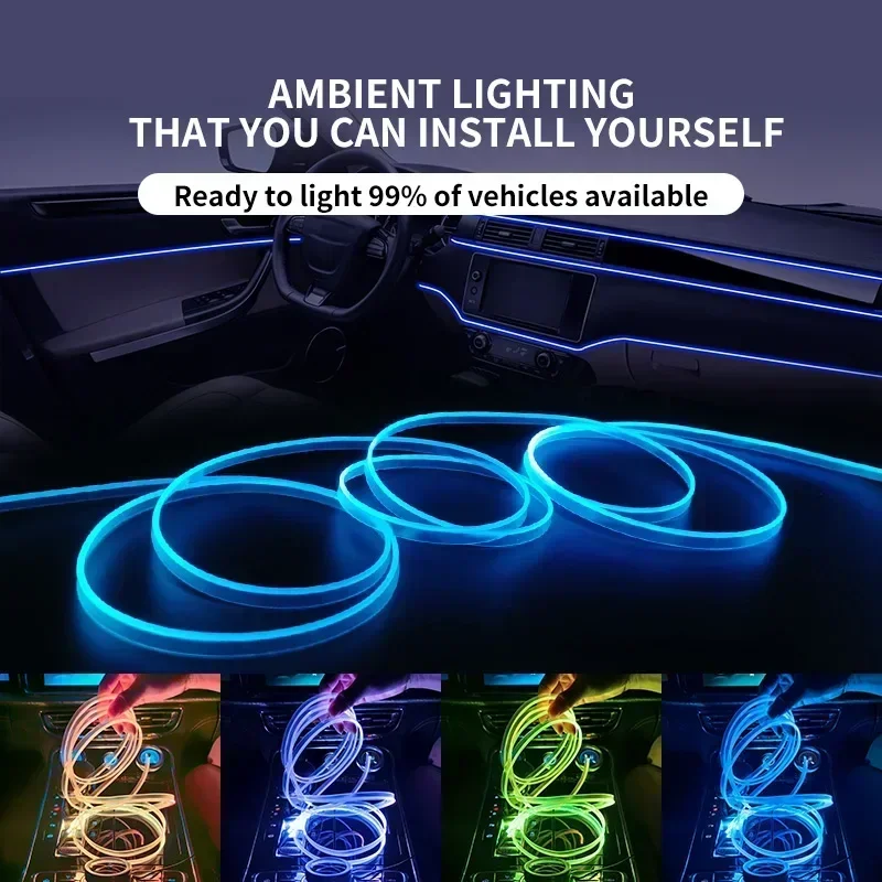 1M/3M/5M Car Interior Atmosphere Lighting LED Strip Decoration Garland Wire Rope Tube Line flexible Neon Light With USB Drive
1M/3M/5M Car Interior Atmosphere Lighting LED Strip Decoration Garland Wire Rope Tube Line flexible Neon Light With USB Drive
