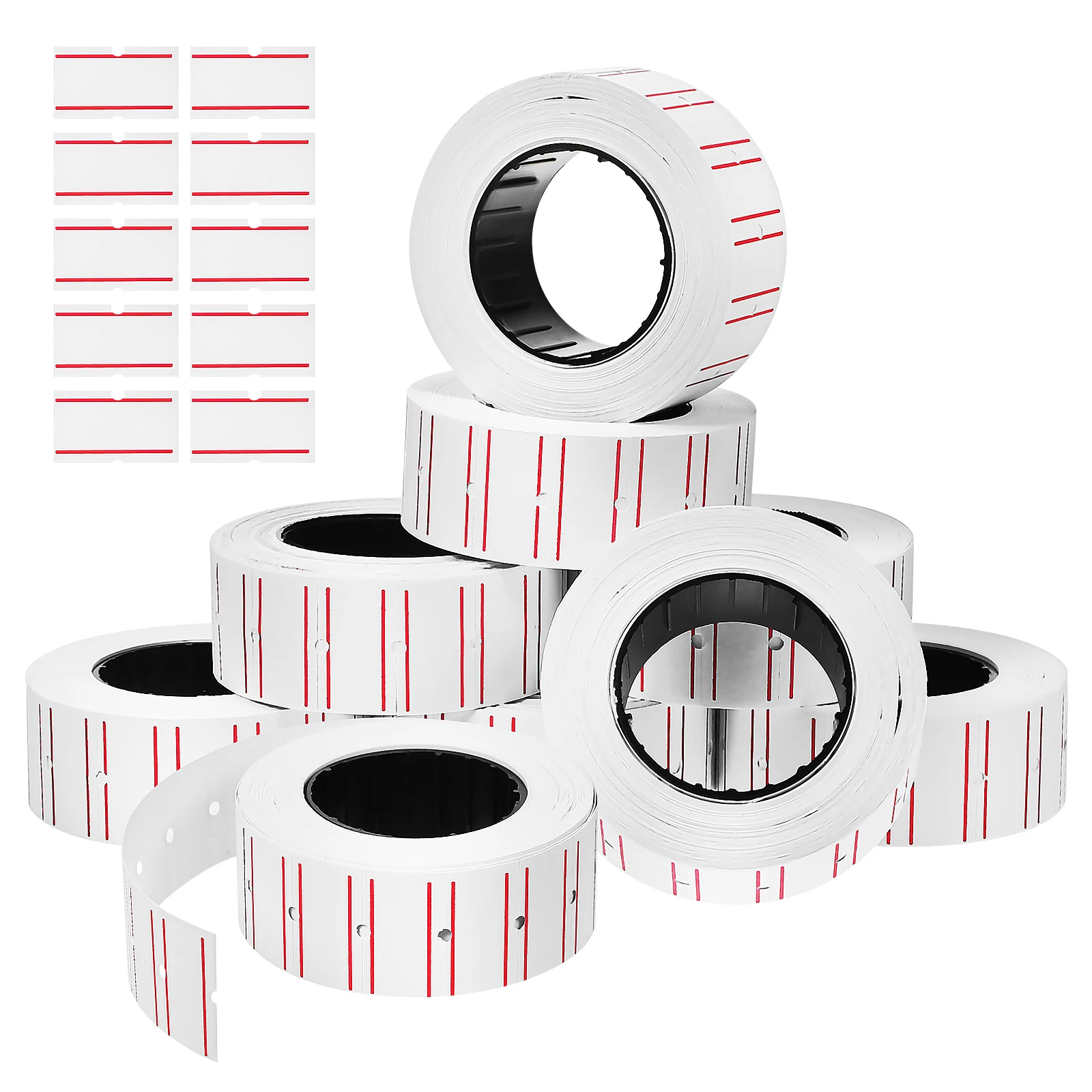 10pcs 10 Rolls Dual-line Price Stickers 6000 Pieces Labeling Machines Tags Retail Office Folder Digital Price Tag Labels
10pcs 10 Rolls Dual-line Price Stickers 6000 Pieces Labeling Machines Tags Retail Office Folder Digital Price Tag Labels