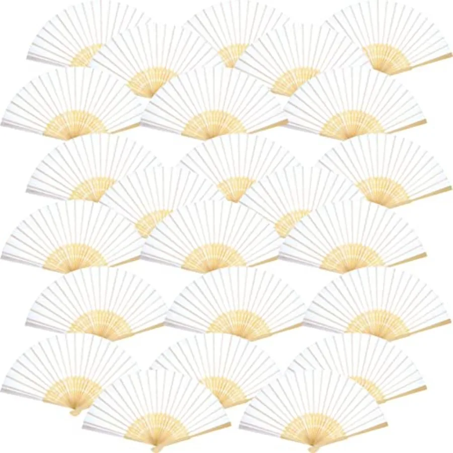 120 Pack 8.3 Inch Chinese Paper Foldable Hand Fan for Women, Paper Silk Bamboo Handheld Decorative for Wedding Bridal Shower l
120 Pack 8.3 Inch Chinese Paper Foldable Hand Fan for Women, Paper Silk Bamboo Handheld Decorative for Wedding Bridal Shower l
