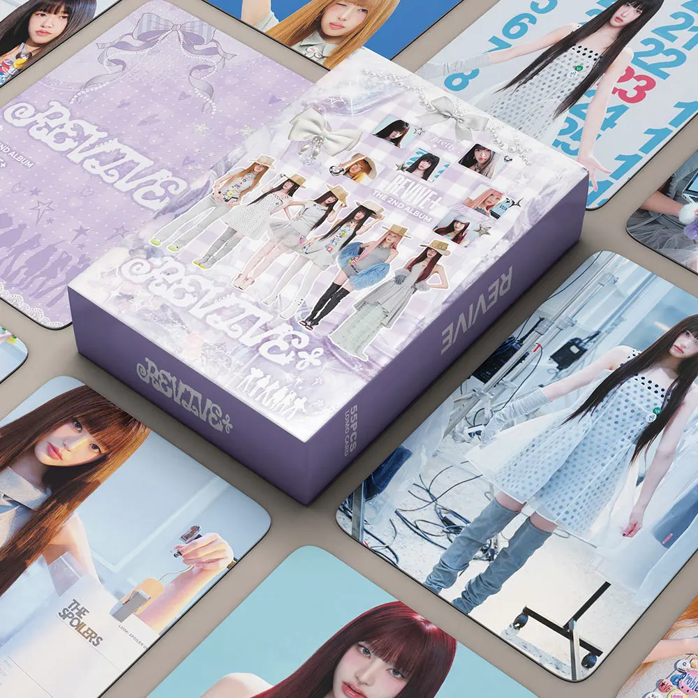 55pcs IVE2ND ALBUM REVIVE Photo Card Photocards Stickers Kpop Merch Lomo Cards Set Fans Collection Cards Gift
55pcs IVE2ND ALBUM REVIVE Photo Card Photocards Stickers Kpop Merch Lomo Cards Set Fans Collection Cards Gift