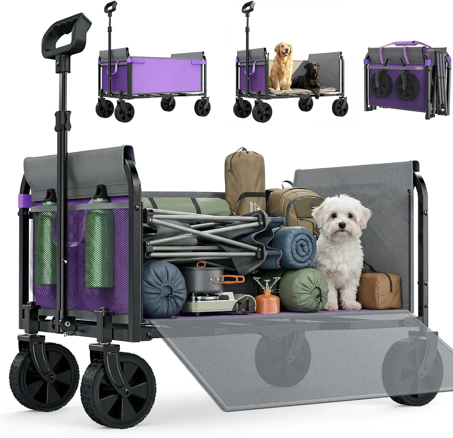 Wagons Carts Foldable, Lightweight Collapsible Utility Wagon-220LBS Capacity One-Side Full Zipper, Side Load No Lifting for L
Wagons Carts Foldable, Lightweight Collapsible Utility Wagon-220LBS Capacity One-Side Full Zipper, Side Load No Lifting for L