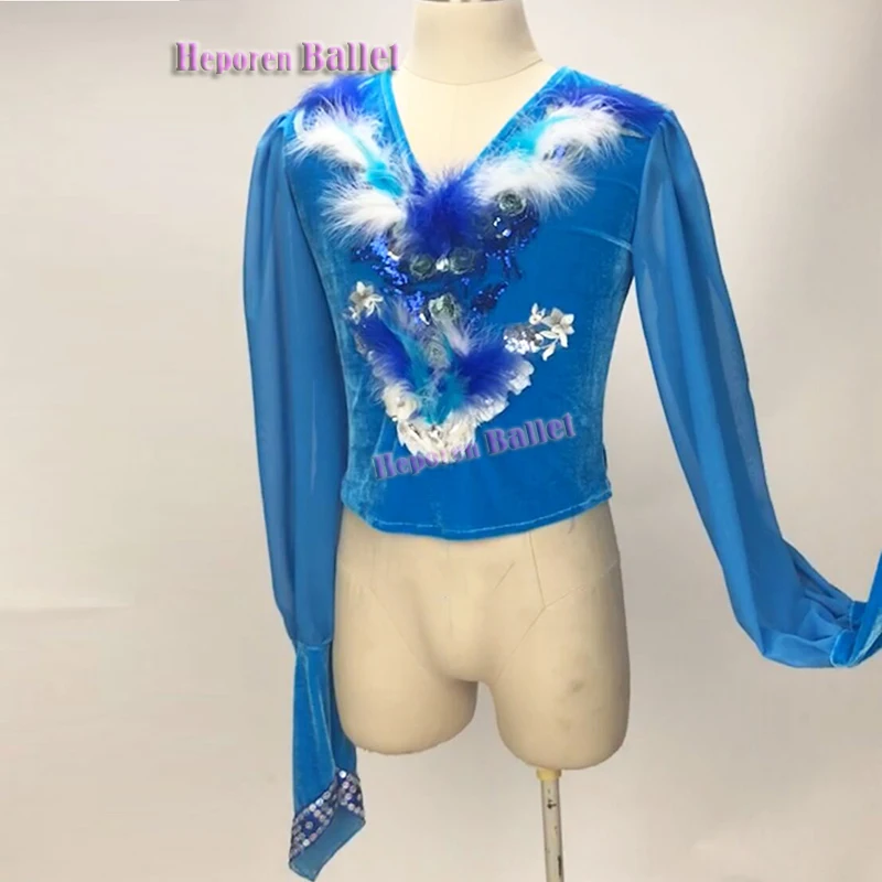 Mens Long Sleeve Blue Ballet Jacket Or Salsa Jazz Latin Dance Shirt Top Ballroom Dancewear T-shirt
Mens Long Sleeve Blue Ballet Jacket Or Salsa Jazz Latin Dance Shirt Top Ballroom Dancewear T-shirt