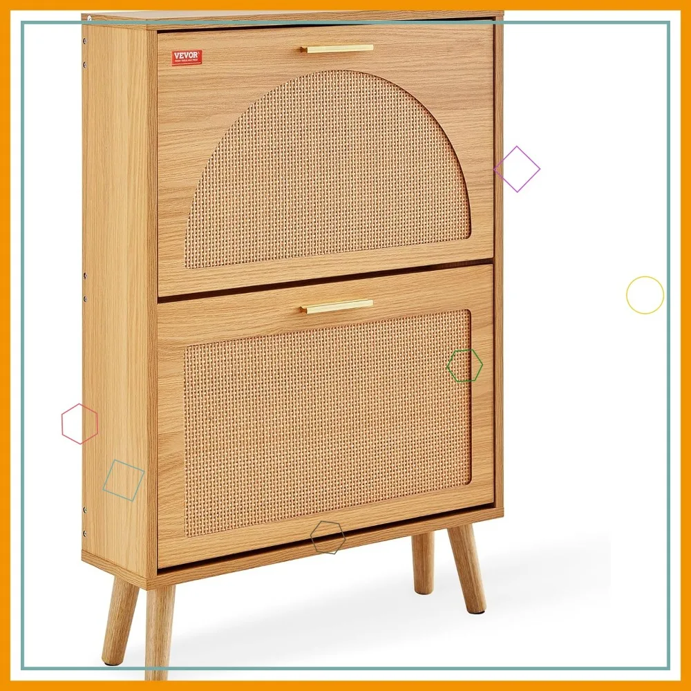 Shoe Cabinet with 2 Flip Drawers, Free Standing Storage Organizer for Entryway, Hallway, Living Room
Shoe Cabinet with 2 Flip Drawers, Free Standing Storage Organizer for Entryway, Hallway, Living Room