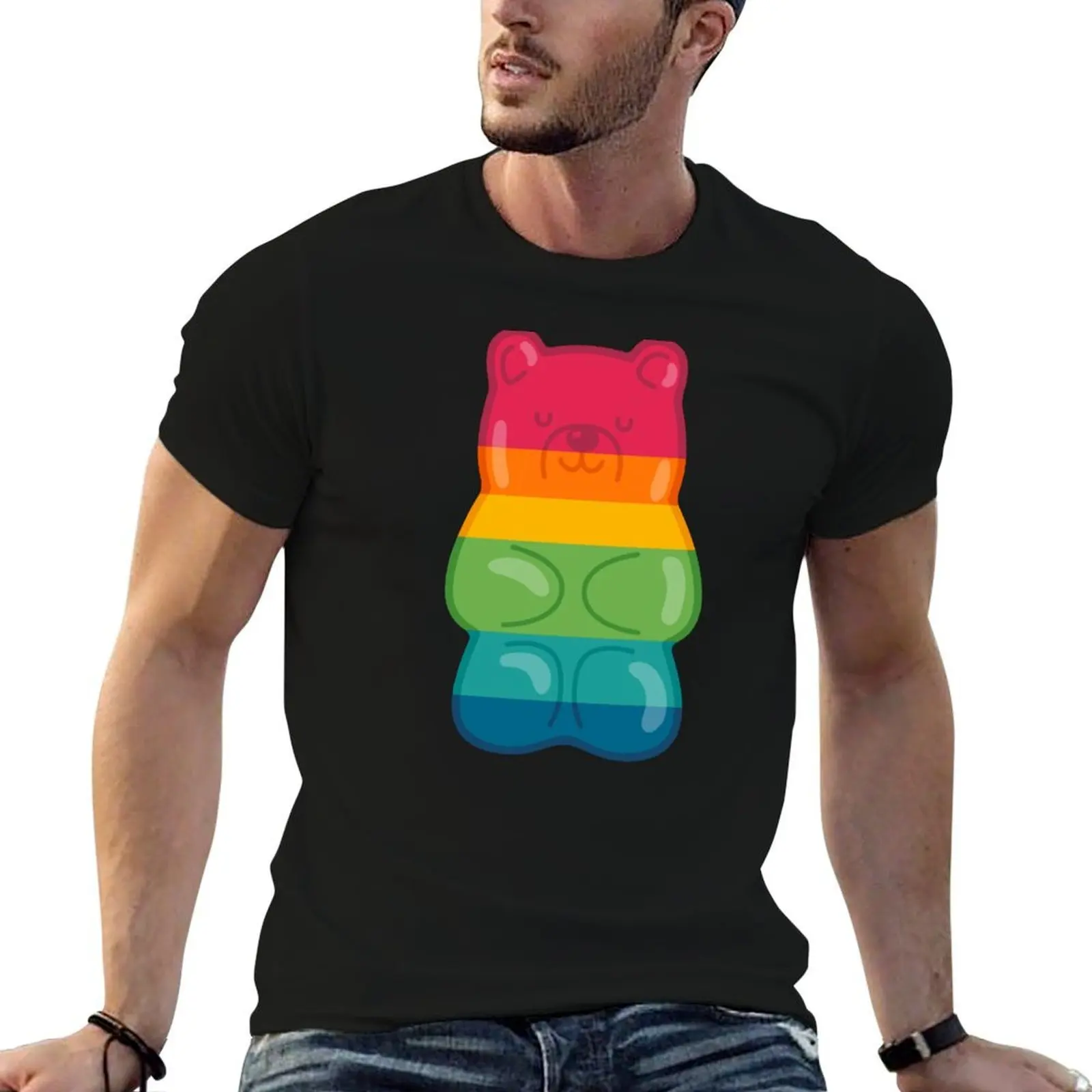 Rainbow Gummy Bear T-Shirt man t shirt designer men t shirt cotton 100% anime tshirt T-shirt
Rainbow Gummy Bear T-Shirt man t shirt designer men t shirt cotton 100% anime tshirt T-shirt