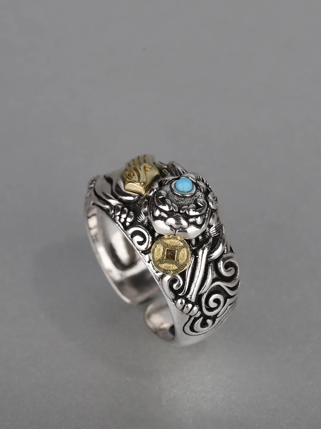 Retro Bronze Coin Xi Wang Male Ring Open Style Fashionable Personalized Trendy Jewelry for Men Vintage Crafted Accessory
Retro Bronze Coin Xi Wang Male Ring Open Style Fashionable Personalized Trendy Jewelry for Men Vintage Crafted Accessory