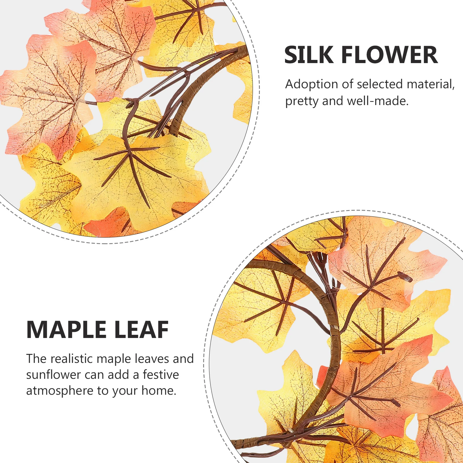 Thanksgiving Maple Leaves Autumn Fall Wreath Front Door Garland Wall Hanging Rustic Holiday Decoration Thanksgiving Decor
Thanksgiving Maple Leaves Autumn Fall Wreath Front Door Garland Wall Hanging Rustic Holiday Decoration Thanksgiving Decor