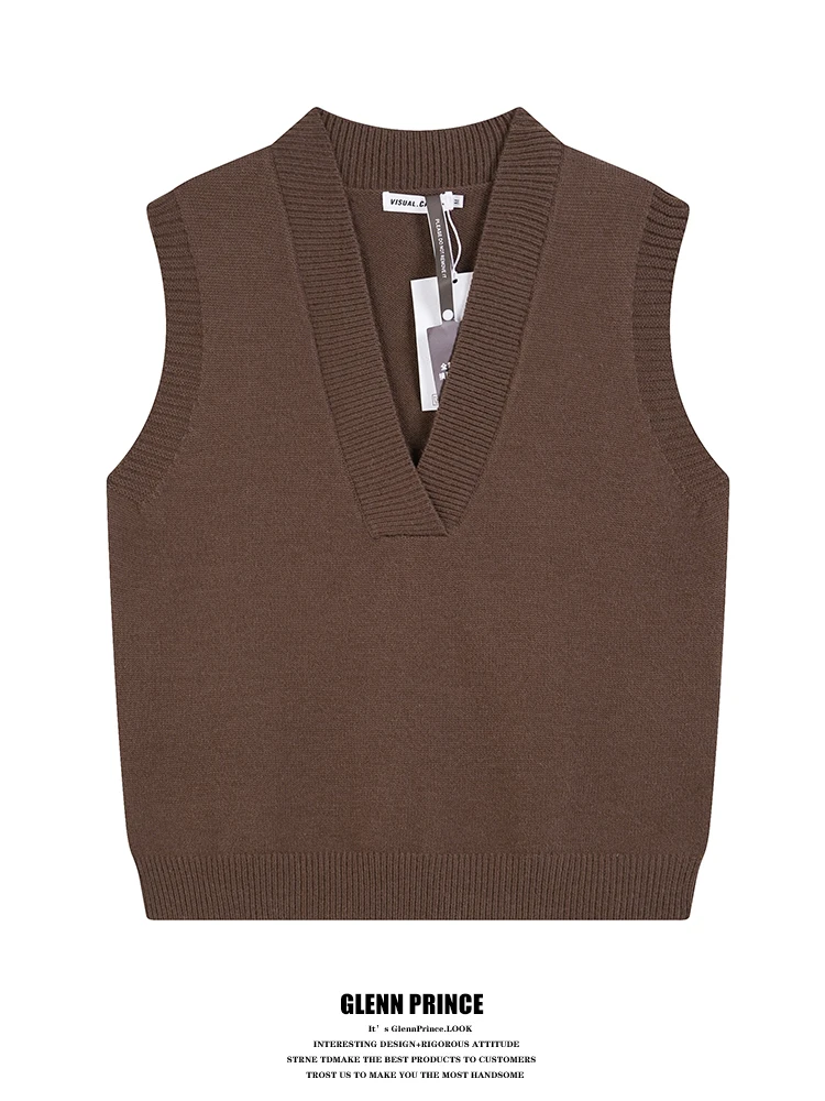 American College Sle V-Ne Sweater Vest Men's High-End Feeling Inner Knitted irt Tank Top Layering Clothing Autumn Wear
American College Sle V-Ne Sweater Vest Men's High-End Feeling Inner Knitted irt Tank Top Layering Clothing Autumn Wear