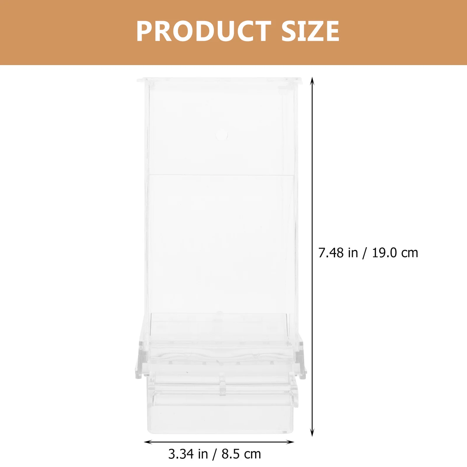 Automatic Bird Feeder Small Birds Premium Acrylic Cage Side Food Feeder For Parakeet Canary Finch Transparent Monitoring
Automatic Bird Feeder Small Birds Premium Acrylic Cage Side Food Feeder For Parakeet Canary Finch Transparent Monitoring