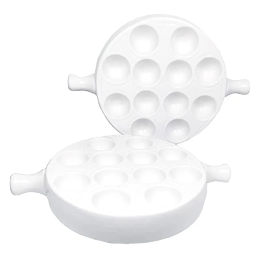 Ceramic escargot bakg platefor appetizers grilled snails scallops 2 pieces tableware with handle oven safe suitable for homes r
Ceramic escargot bakg platefor appetizers grilled snails scallops 2 pieces tableware with handle oven safe suitable for homes r