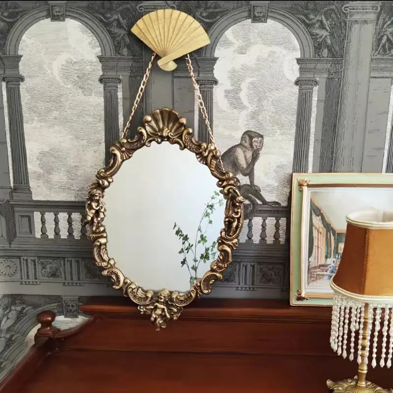 light luxury entrance decorative painting American retro dining room bedroom angel makeup mirror European bathroom hangin
light luxury entrance decorative painting American retro dining room bedroom angel makeup mirror European bathroom hangin