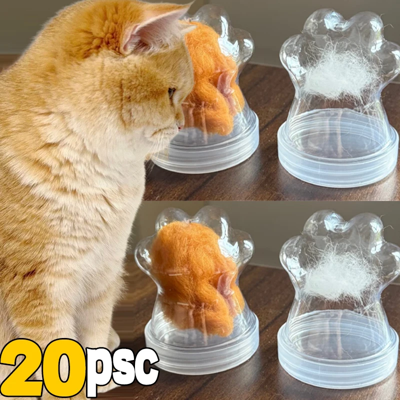 2/20pcs Transparent Cat Paw Pet Hair Keepsake Pet Fur Storage Candy Jar for Cat Dog Owners Memorial DIY Accessorie Gift Ornament
2/20pcs Transparent Cat Paw Pet Hair Keepsake Pet Fur Storage Candy Jar for Cat Dog Owners Memorial DIY Accessorie Gift Ornament