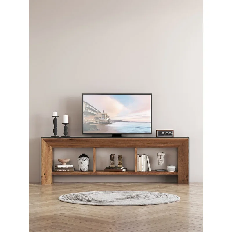 Solid wood TV cabinet against the wall Log wind Simple living room Floor-to-ceiling locker Decorative cabinet Storage cabinet
Solid wood TV cabinet against the wall Log wind Simple living room Floor-to-ceiling locker Decorative cabinet Storage cabinet