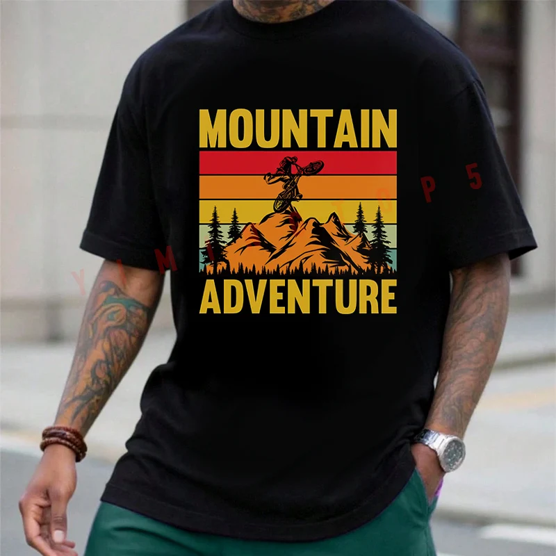 Mountain Bike Graphic Motorcycle T-shirt Men's Summer Cotton Casual Short-sleeved O-neck Top Tees
Mountain Bike Graphic Motorcycle T-shirt Men's Summer Cotton Casual Short-sleeved O-neck Top Tees