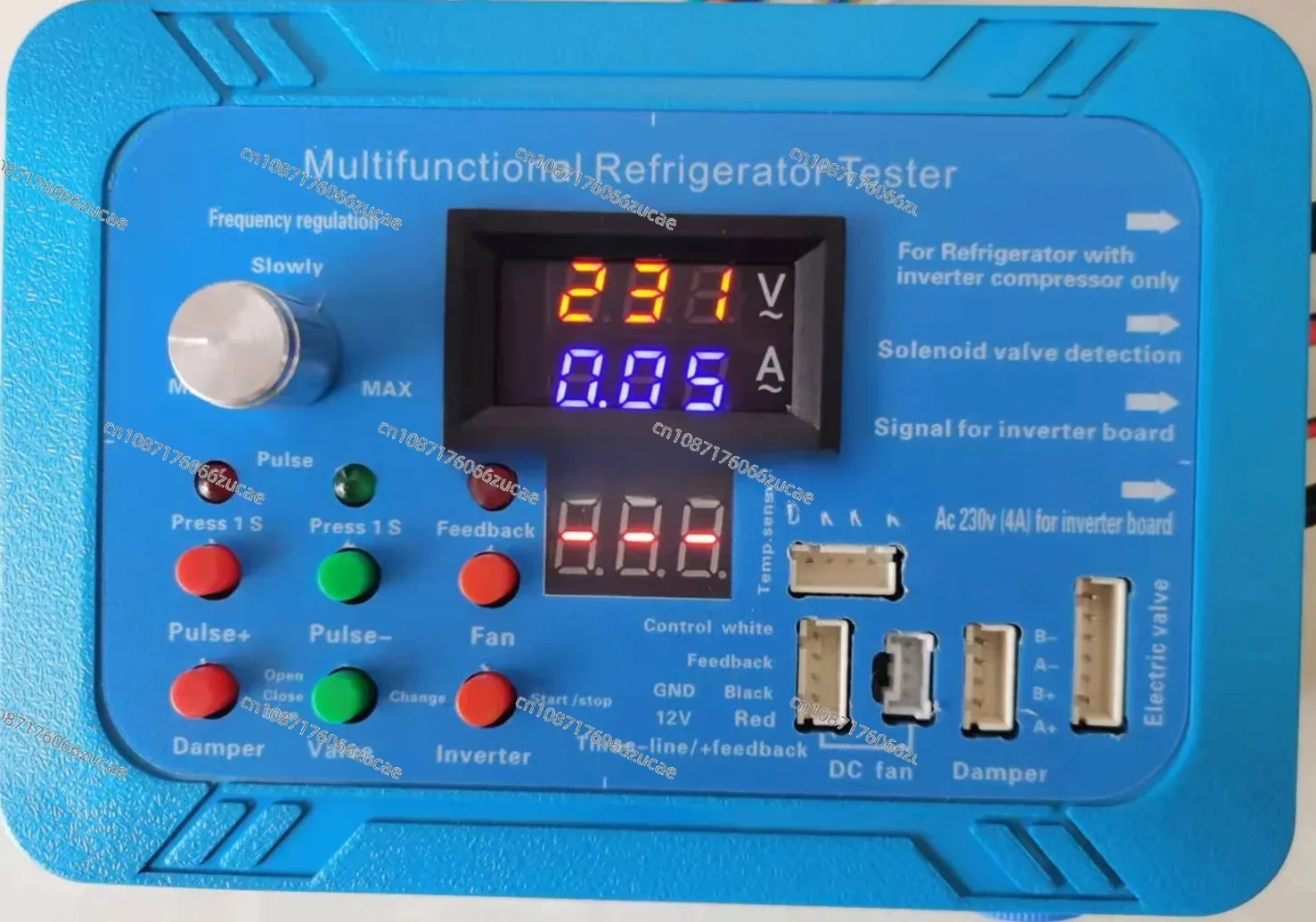 Inverter Frequency Conversion Refrigerator Compressor Damper Detector Solenoid Valve Fault Maintenance Instrument Tool Tester
Inverter Frequency Conversion Refrigerator Compressor Damper Detector Solenoid Valve Fault Maintenance Instrument Tool Tester