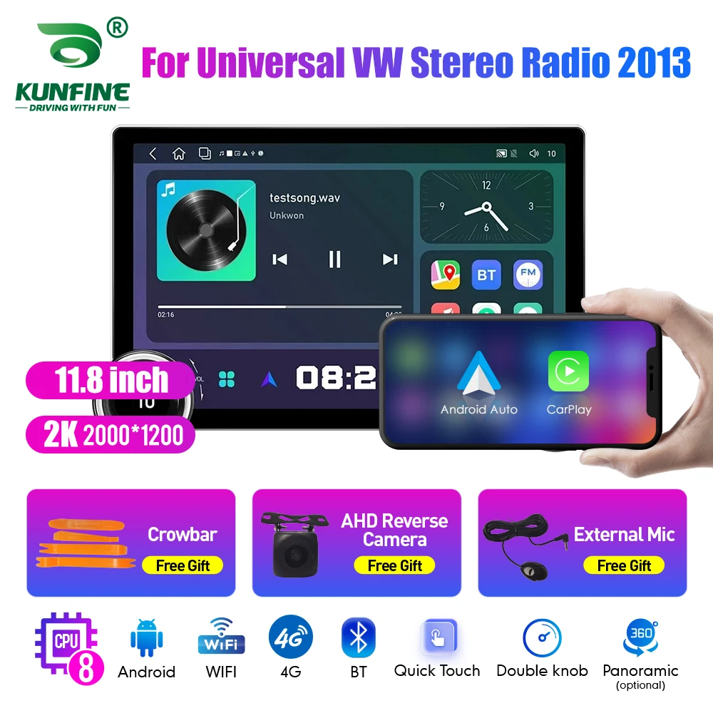 11.8 Inch 2K Double Knobs 2 Din Car Radio For Honda Universal 2013 Car Radio DVD Multimedia Video Player Android Auto Carplay
11.8 Inch 2K Double Knobs 2 Din Car Radio For Honda Universal 2013 Car Radio DVD Multimedia Video Player Android Auto Carplay
