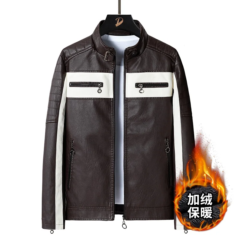 Кожаная куртка в стиле ретро в американском стиле, мужская классическая мотоциклетная куртка высокого качества из искусственной кожи, мужские кожаные куртки, осенне-зимняя мужская одежда
Кожаная куртка в стиле ретро в американском стиле, мужская классическая мотоциклетная куртка высокого качества из искусственной кожи, мужские кожаные куртки, осенне-зимняя мужская одежда