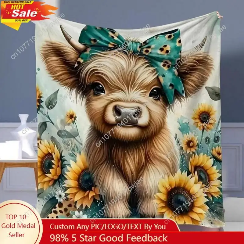 Soft Funny Throw Blanket Cute Highland Cow Pattern Blanket Comfortable Cool Bedroom Custom blankets
Soft Funny Throw Blanket Cute Highland Cow Pattern Blanket Comfortable Cool Bedroom Custom blankets