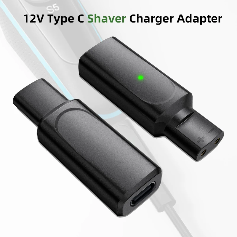 12V Type C Shaver Charger Adapter for Braun Series 3 5 7 9 6 1 XT5 Electric Razor USB C to DC Charging Converter Power Connector
12V Type C Shaver Charger Adapter for Braun Series 3 5 7 9 6 1 XT5 Electric Razor USB C to DC Charging Converter Power Connector