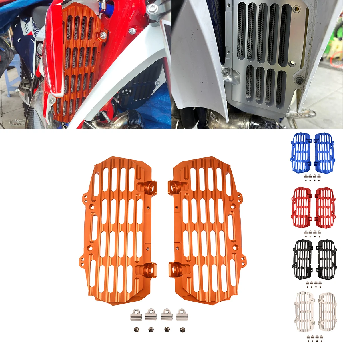 Radiator Grille Guard Grill Protector Cover For KTM XC XCF SX SXF XCW XCW-F EXC EXC-F TPI Six Days Husqvarna TC TE TX FC FE FX
Radiator Grille Guard Grill Protector Cover For KTM XC XCF SX SXF XCW XCW-F EXC EXC-F TPI Six Days Husqvarna TC TE TX FC FE FX