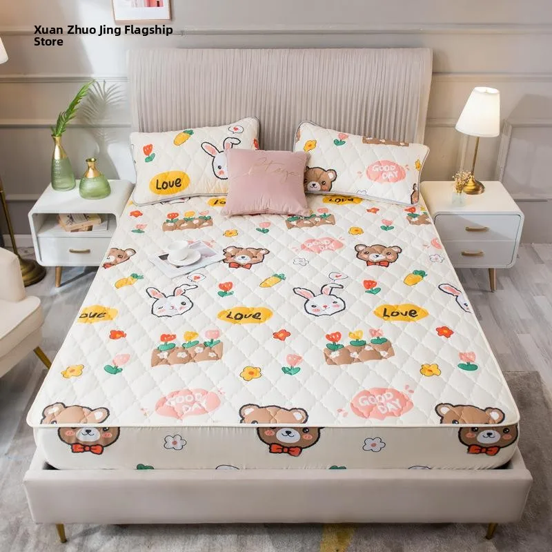 New Waterproof Flocking Cotton Bedding Dustproof Mattress Protector Single Piece Urine Barrier Bed Canopy Summer Collection
New Waterproof Flocking Cotton Bedding Dustproof Mattress Protector Single Piece Urine Barrier Bed Canopy Summer Collection