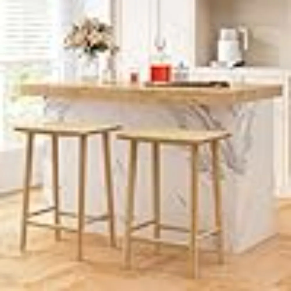 25.5" Wooden Bar Stools Set o 2, armhouse BacklCounter Height Bar Stools with ootrest, Max Load 350 Lbs, Solid Rubber Wood Barst
25.5" Wooden Bar Stools Set o 2, armhouse BacklCounter Height Bar Stools with ootrest, Max Load 350 Lbs, Solid Rubber Wood Barst