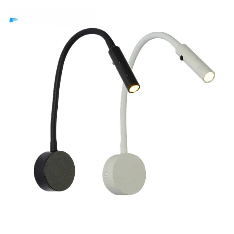 Modern LED Reading Wall Lamp 1W/3W Flexible Hose Bedside Mounted Sconce Bedroom Study Book Light With Switch AC85-265V
Modern LED Reading Wall Lamp 1W/3W Flexible Hose Bedside Mounted Sconce Bedroom Study Book Light With Switch AC85-265V
