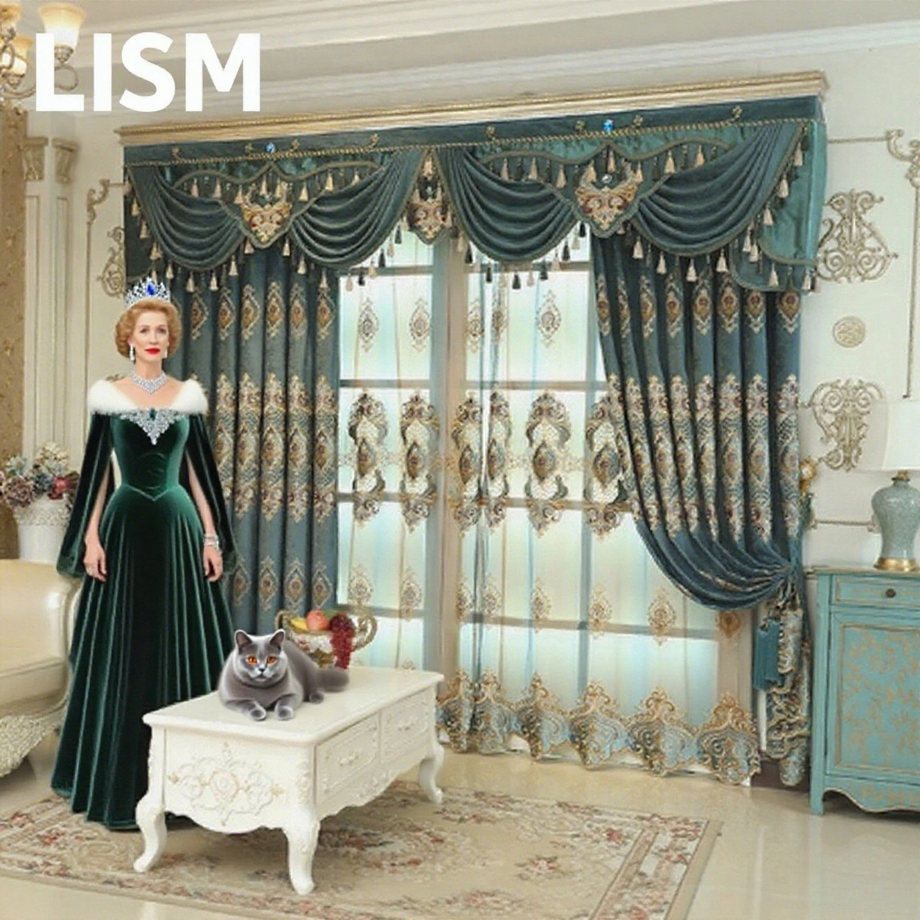 Chenille Embroidered Shading Thickened Curtains for Living Room Bedroom Customized Luxury Green Window Screens Home Decor
Chenille Embroidered Shading Thickened Curtains for Living Room Bedroom Customized Luxury Green Window Screens Home Decor