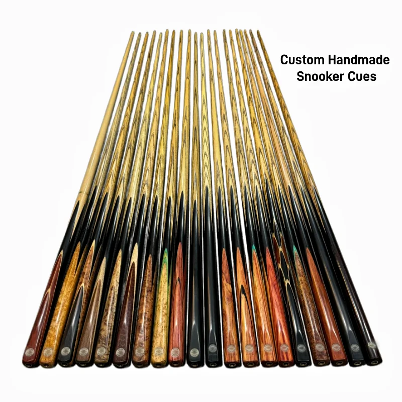 high-end handmade, high-quality snooker cues, North American ash wood shafts, 9.5mm pointed ebony integrated billiard cues
high-end handmade, high-quality snooker cues, North American ash wood shafts, 9.5mm pointed ebony integrated billiard cues