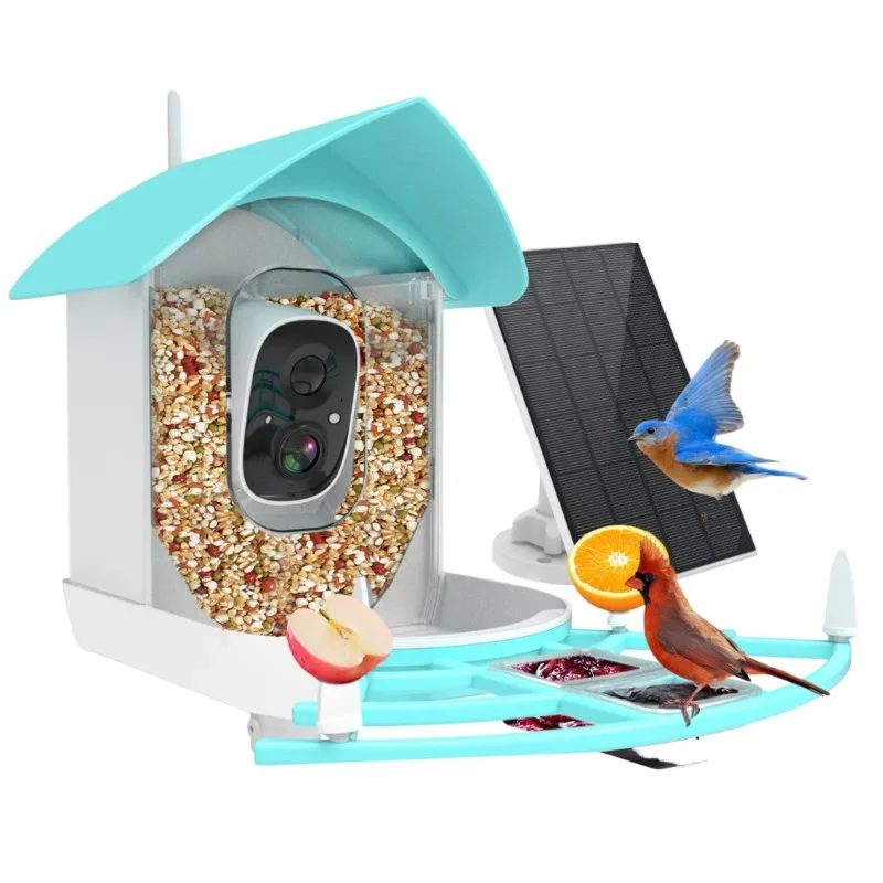 Smart Bird Feeder Night Vision Indoor Camera 4G Alarm Waterproof Solar-Charging Two-Way Audio Motion Detection Cloud Storage
Smart Bird Feeder Night Vision Indoor Camera 4G Alarm Waterproof Solar-Charging Two-Way Audio Motion Detection Cloud Storage