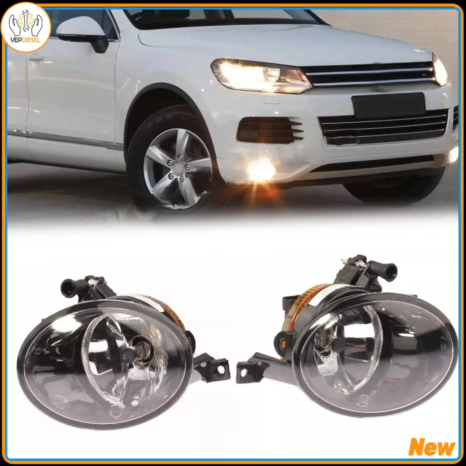 2Pcs/Set 7P6941699 7P6941700 Fog Lamp Light Halogen Bulb For VW Touareg 2010-2014 New Car Accessories
2Pcs/Set 7P6941699 7P6941700 Fog Lamp Light Halogen Bulb For VW Touareg 2010-2014 New Car Accessories