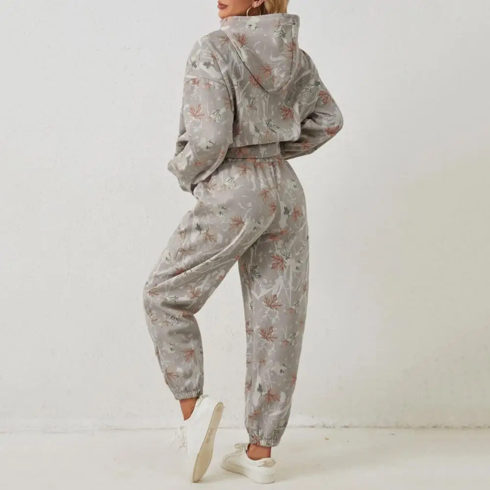 Oversized Tracksuit Women's Printed Hoodie Pants Set for Fall/winter Fitness Outfit Long Sleeve Top with Elastic Waistband
Oversized Tracksuit Women's Printed Hoodie Pants Set for Fall/winter Fitness Outfit Long Sleeve Top with Elastic Waistband