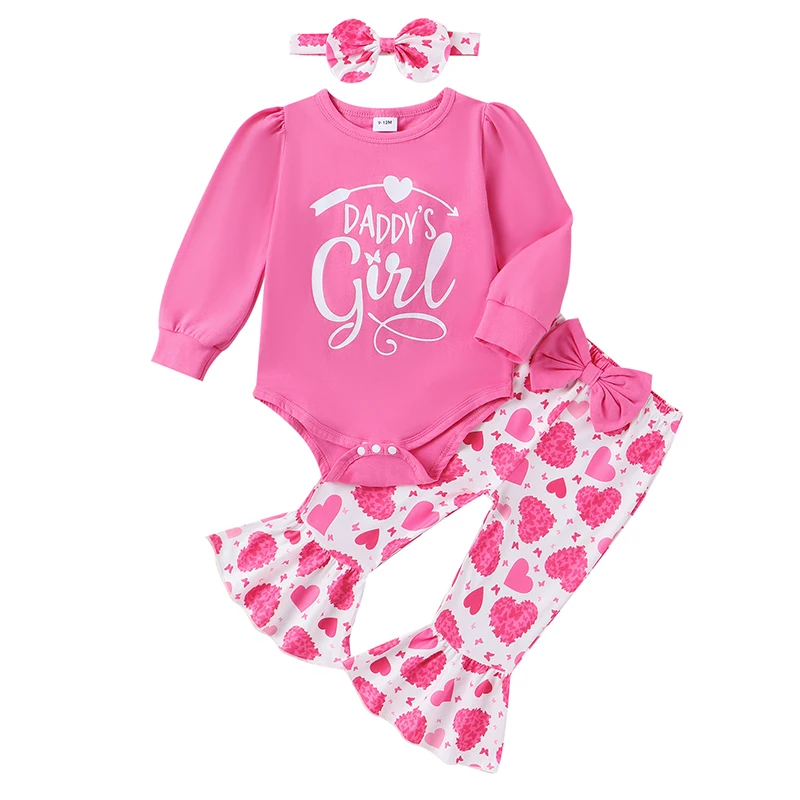 Newborn Baby Girl Fall Winter Outfits Cute Ruffle Long Sleeve Ribbed Romper Top Bow Pants with Headband
Newborn Baby Girl Fall Winter Outfits Cute Ruffle Long Sleeve Ribbed Romper Top Bow Pants with Headband