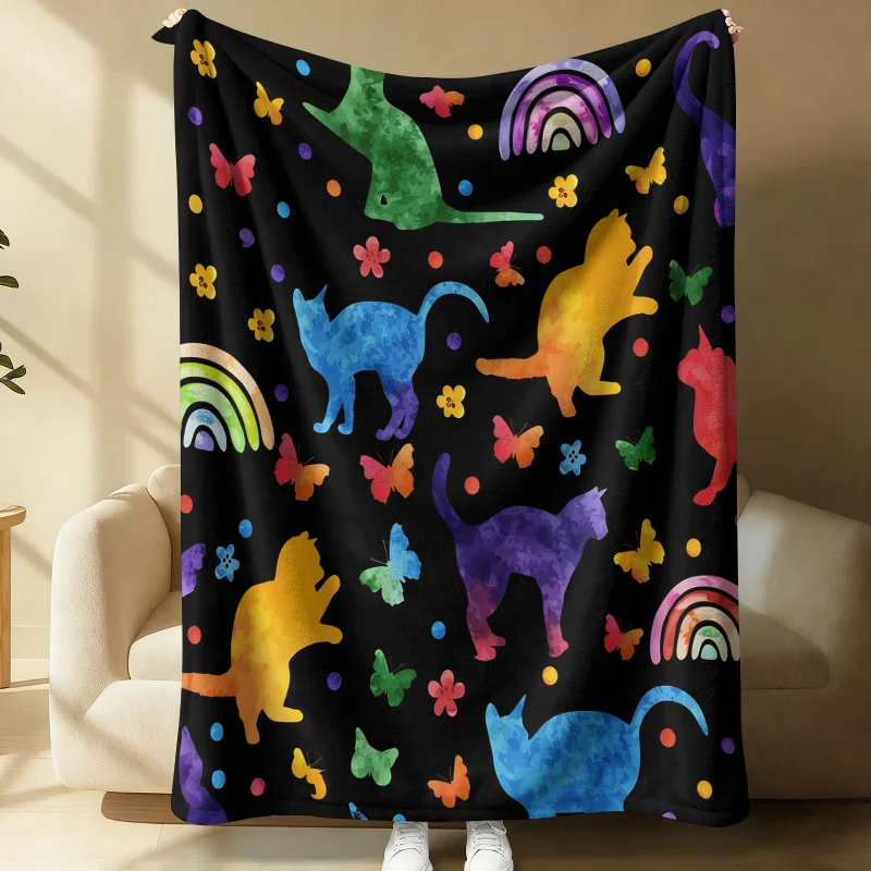 2025 New Watercolor Cats Flannel Blanket Colorful Soft Warm Lightweight Throw For Bed Couch Cover Camping All Season Home Decor
2025 New Watercolor Cats Flannel Blanket Colorful Soft Warm Lightweight Throw For Bed Couch Cover Camping All Season Home Decor
