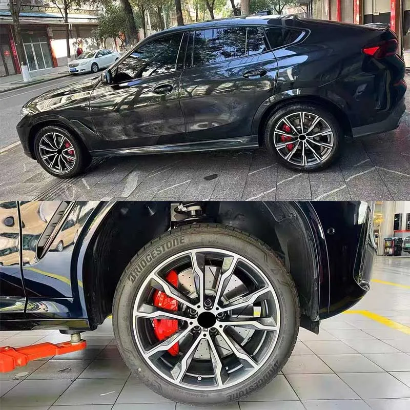 For BMW X6 F16 2015 2016 2017 2018 2019 2020 2025 2026 Wheel hub brake caliper protective cover made of aluminum alloy material
For BMW X6 F16 2015 2016 2017 2018 2019 2020 2025 2026 Wheel hub brake caliper protective cover made of aluminum alloy material