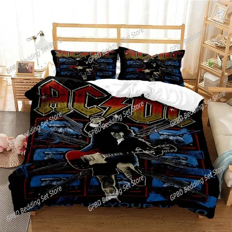 3D Print AC/DC Rock Band 3D Duvet Cover Bedding Set Comforter Linen Pillowcases Home Decor Single Double Twin King Queen
3D Print AC/DC Rock Band 3D Duvet Cover Bedding Set Comforter Linen Pillowcases Home Decor Single Double Twin King Queen
