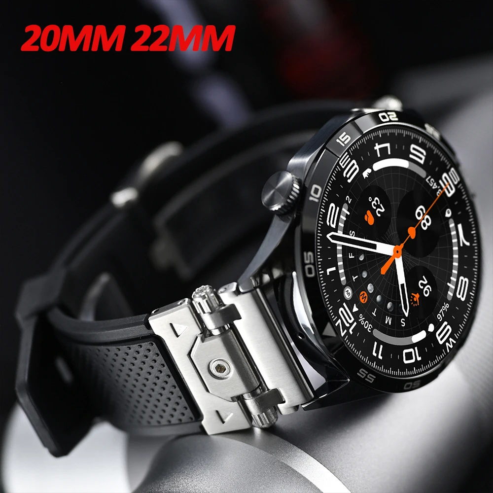 20 22mm Sports Silicone Band for Huawei Watch GT5/4 5Pro 46mm Men Bracelet for Samsung Galaxy Watch FE 7 6 5 4 40/44mm Men Strap
20 22mm Sports Silicone Band for Huawei Watch GT5/4 5Pro 46mm Men Bracelet for Samsung Galaxy Watch FE 7 6 5 4 40/44mm Men Strap