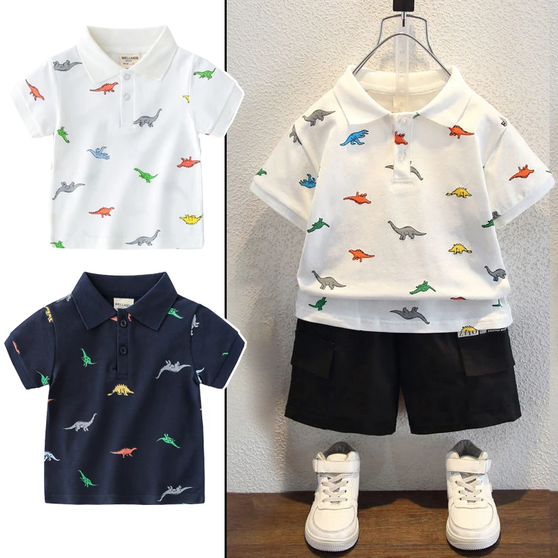 2024 Summer Baby Kids Polo Shirt Boys Fashion Shirts Short Sleeve Lapel Print Collar Shirt Tops Breathable Kids Tops Outwear
2024 Summer Baby Kids Polo Shirt Boys Fashion Shirts Short Sleeve Lapel Print Collar Shirt Tops Breathable Kids Tops Outwear