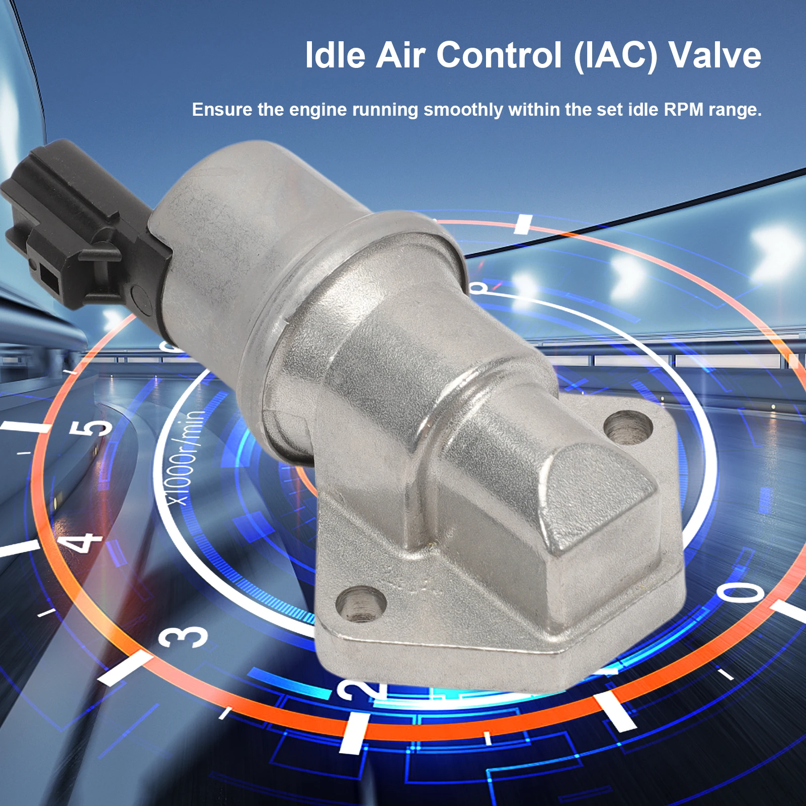 YL8Z9F715AA Idle Air Control Valve (IACV) | For Ford Escape/Focus, Mercury Cougar, Mazda Tribute | Stable Idle Speed Control
YL8Z9F715AA Idle Air Control Valve (IACV) | For Ford Escape/Focus, Mercury Cougar, Mazda Tribute | Stable Idle Speed Control