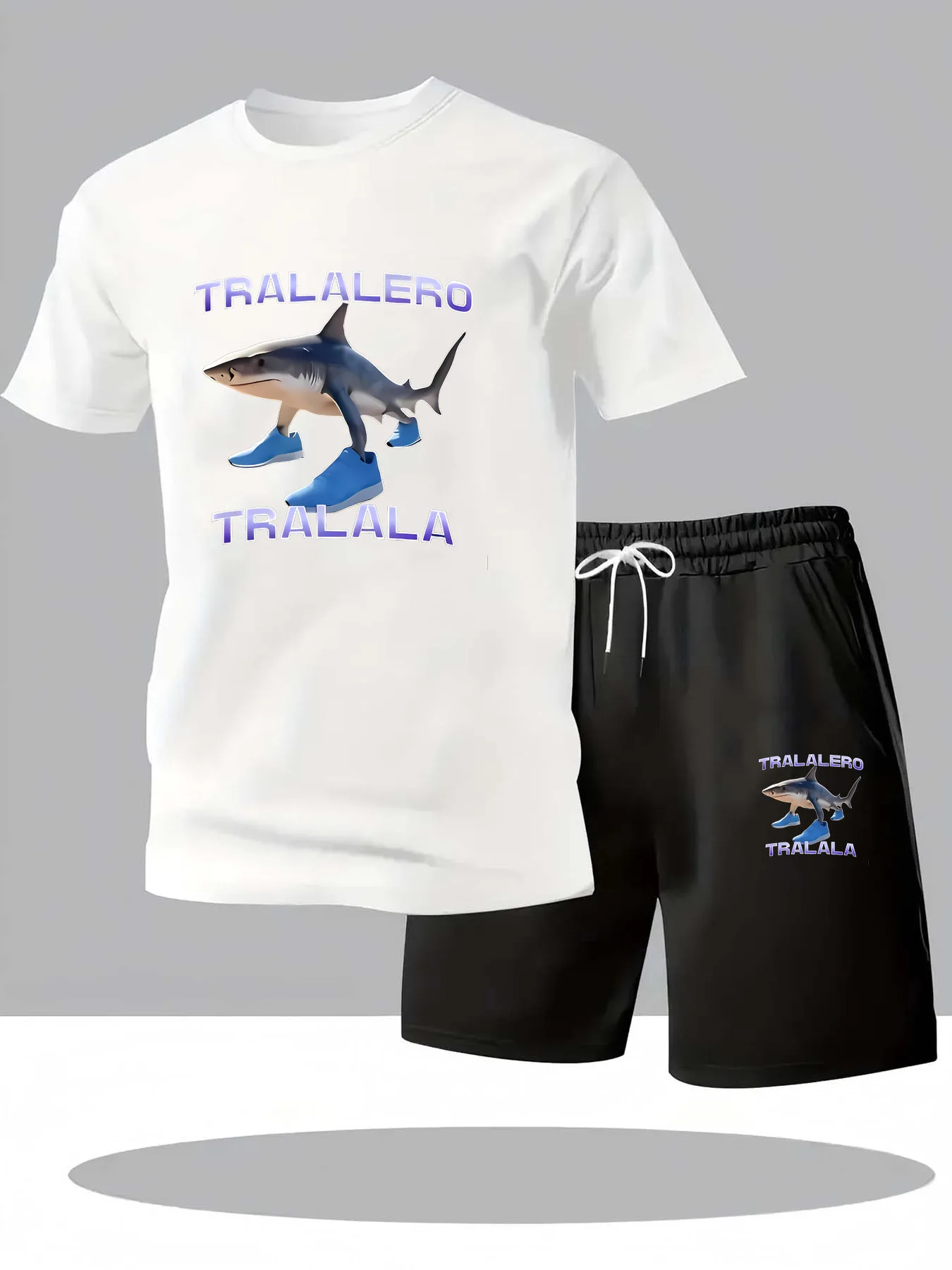 Men's Summer 2025 New casual short-sleeved T-shirt sportswear set, fashionable men's round-neck top + shorts 2-piece set
Men's Summer 2025 New casual short-sleeved T-shirt sportswear set, fashionable men's round-neck top + shorts 2-piece set