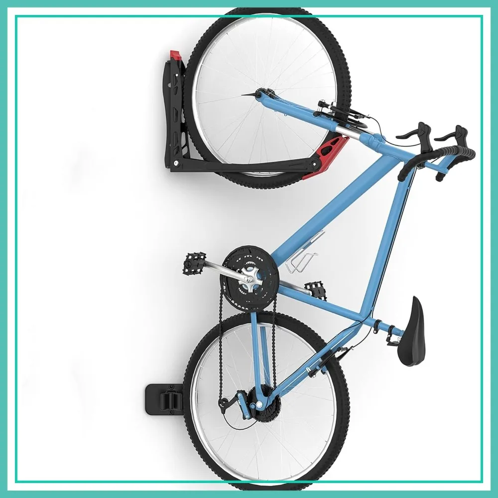 Wall Mounted Swivel Bike Rack, No Lifting Vertical Bike Storage for Garage, Holds 20-28" Wheels up to 78 lbs
Wall Mounted Swivel Bike Rack, No Lifting Vertical Bike Storage for Garage, Holds 20-28" Wheels up to 78 lbs