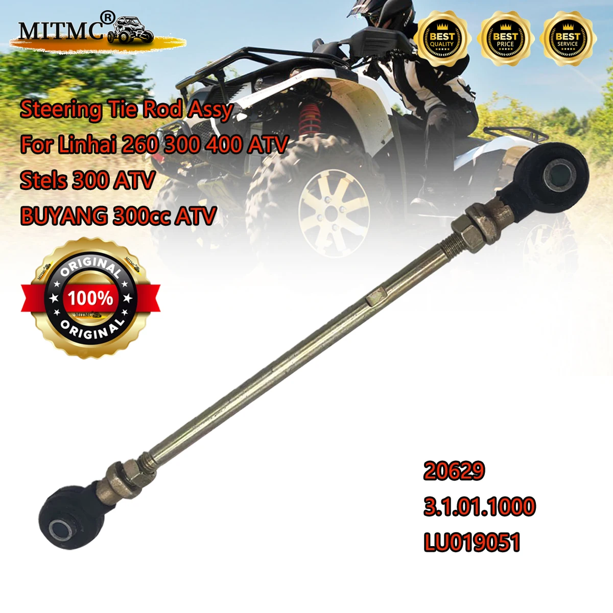 Original Steering Tie Rod Assy Suit For Linhai 260 300 400 ATV Stels 300B BUYANG 300cc ATV 20629 3.1.01.1000 LU019051
Original Steering Tie Rod Assy Suit For Linhai 260 300 400 ATV Stels 300B BUYANG 300cc ATV 20629 3.1.01.1000 LU019051