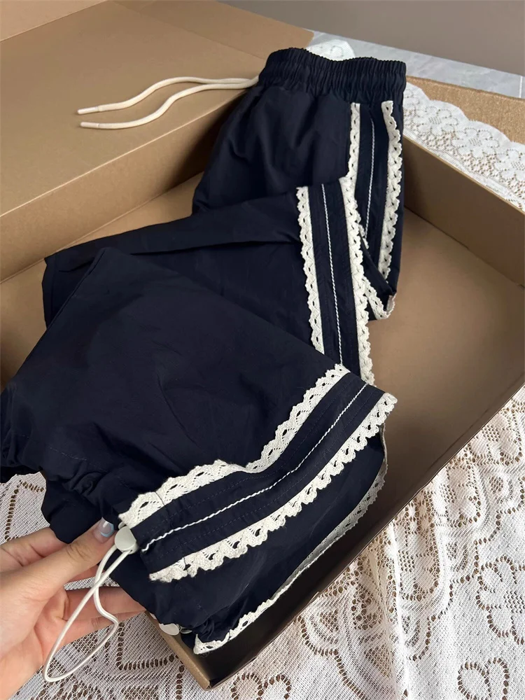 plus Size Retro Lace Splice Wide Leg Pants Women Spring Summer 300 Pounds Fat MM Slim High Waist Straight Casual Sports Pants
plus Size Retro Lace Splice Wide Leg Pants Women Spring Summer 300 Pounds Fat MM Slim High Waist Straight Casual Sports Pants
