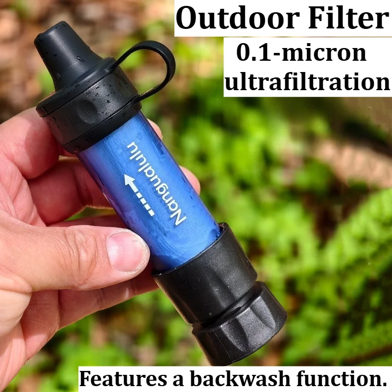Outdoor Water Filter Portable Water Purifier with28/30mm Adapter for Hiking Camping Survival Emergency Direct Drink Water Filter
Outdoor Water Filter Portable Water Purifier with28/30mm Adapter for Hiking Camping Survival Emergency Direct Drink Water Filter