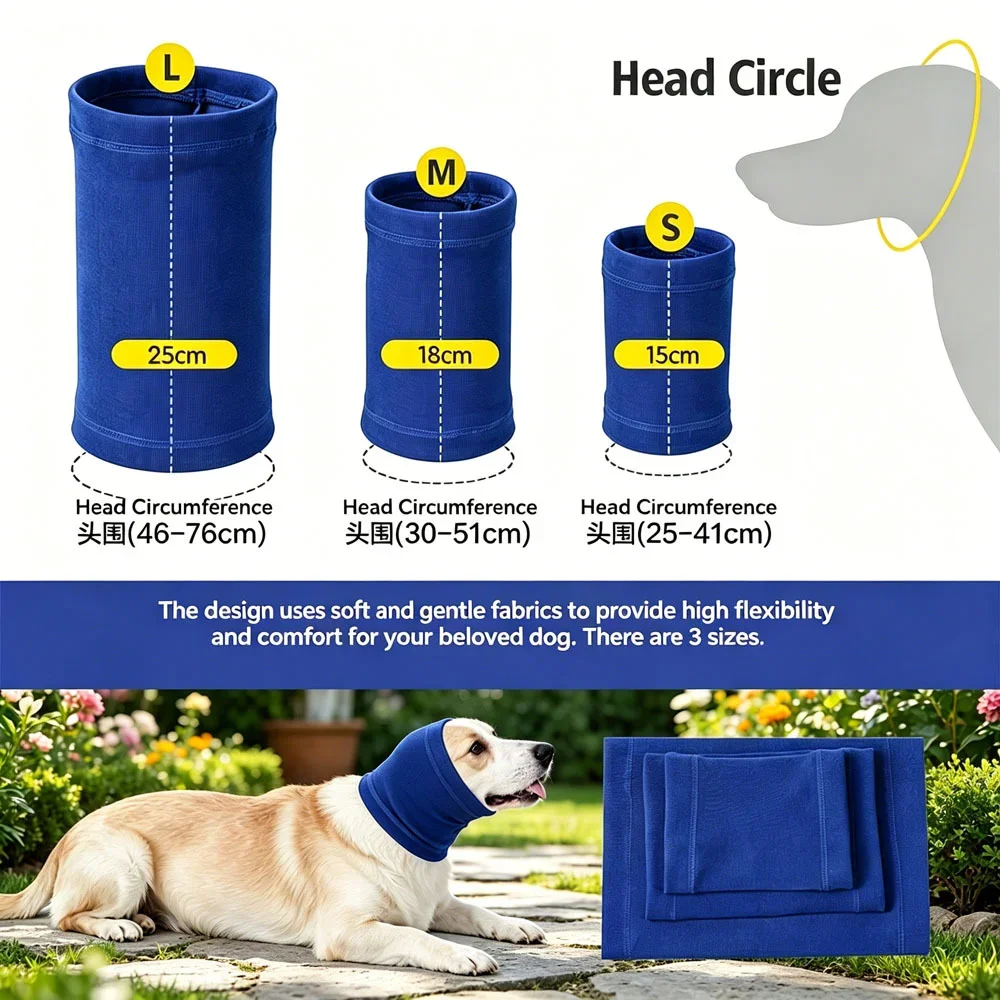 Dog Calming Snood Anti-Noise Earmuff for Anxiety Relief Anti-Thunder dog supplies dogs accessories
Dog Calming Snood Anti-Noise Earmuff for Anxiety Relief Anti-Thunder dog supplies dogs accessories