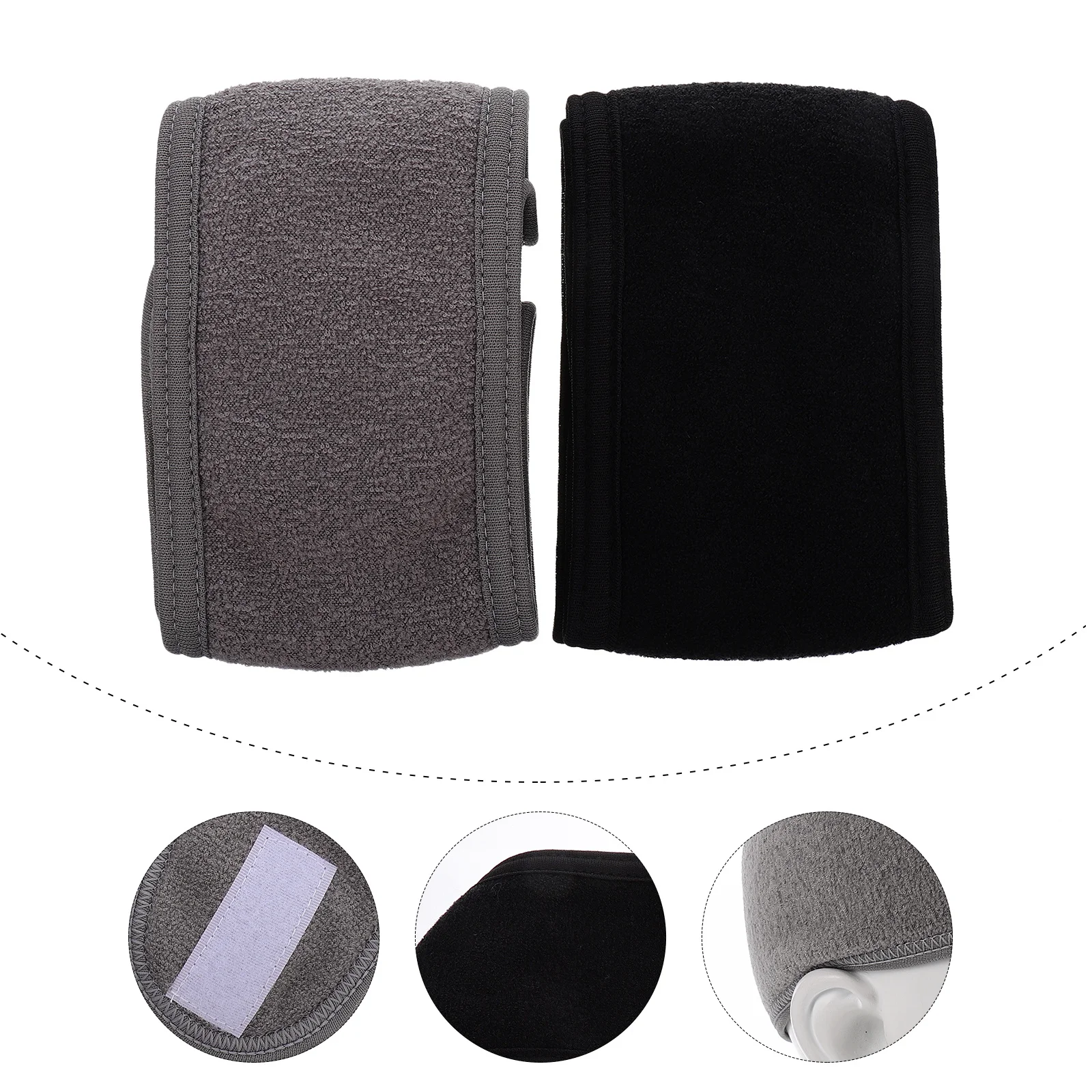 2Pcs Face Washing Hair Band Soft Polyester Headband Bathing Makeup Supply Black Grey Face Washing Headband Makeup Headdress
2Pcs Face Washing Hair Band Soft Polyester Headband Bathing Makeup Supply Black Grey Face Washing Headband Makeup Headdress